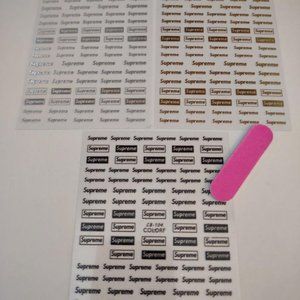 NEW! Set 3 SUP Nail Decals/Stickers~Shipping Included!